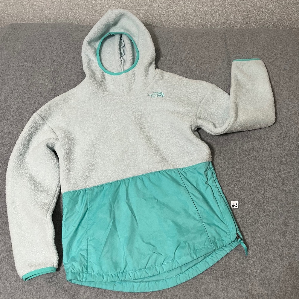 North Face Girls Fleece Top Hoodie Youth Medium Outdoors Winter